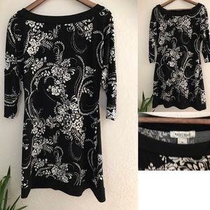 WHITE HOUSE BLACK MARKET Dress 3/4 Sleeve Sheath